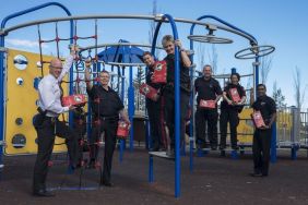 Calgary Police Officers Moving Local Playground to Costa Rica