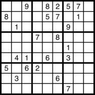 Sudoku Puzzle ~ August 22nd, 2015
