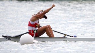 Triple Gold Day for Canadian Rowers at Toronto 2015