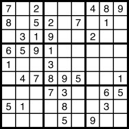 Sudoku Puzzle ~ November 7th, 2015