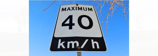 Converting Okotoks Speed Limit to 40 KM/H