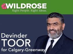 Wildrose Members Select Devinder Toor as their Candidate in Calgary-Greenway