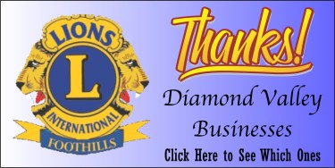 Foothills Lions Interclub Thank You!
