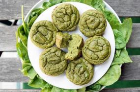 St. Patrick’s Day Protein-Packed Green Smoothie Muffins