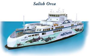 BC Ferries, First Peoples’ Cultural Council and Esquimalt Nation Reveal Coast Salish Artwork for First Salish Class Vessel