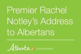 Premier Notley speaks to Albertans on CTV, Global on April 7