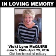 In Loving Memory of Vicki McGuire