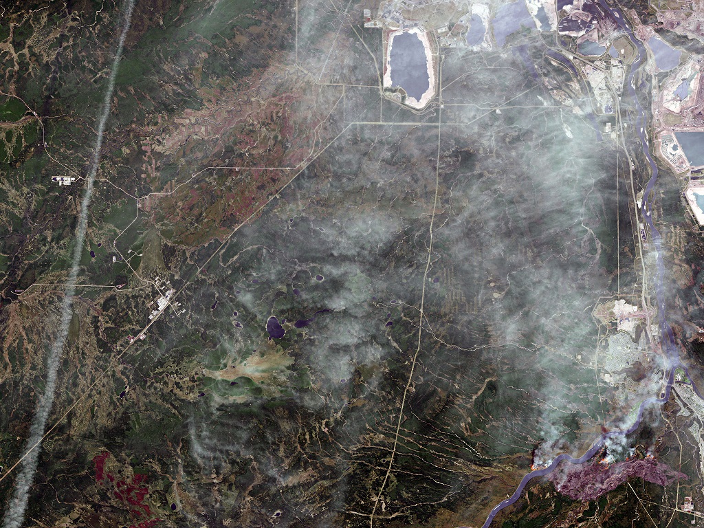 Satellite Maps Provide Survey of Wildfire Damage