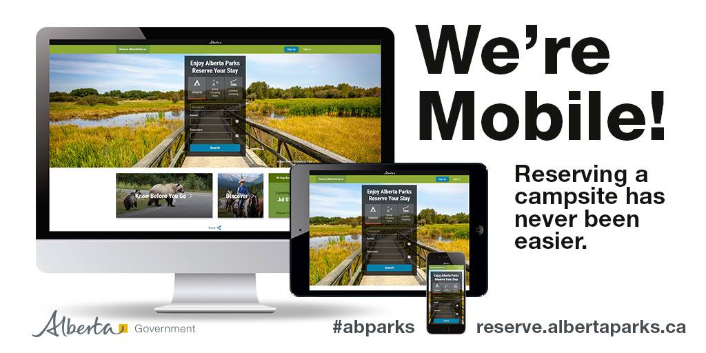 Alberta Parks Makes Booking Campsites Easier with Mobile Access