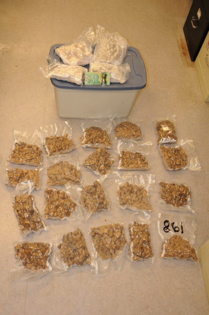 Banff: RCMP Traffic Services Charge in Massive Traffic Stop Drug Seizure