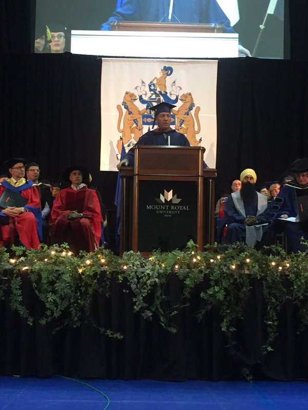 Sheldon Kennedy Graduates Inaugural Mount Royal Program