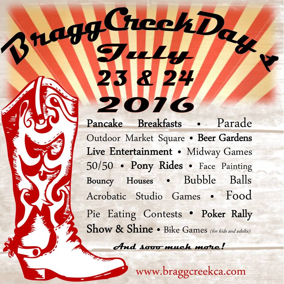 Bragg Creek Days is This Weekend