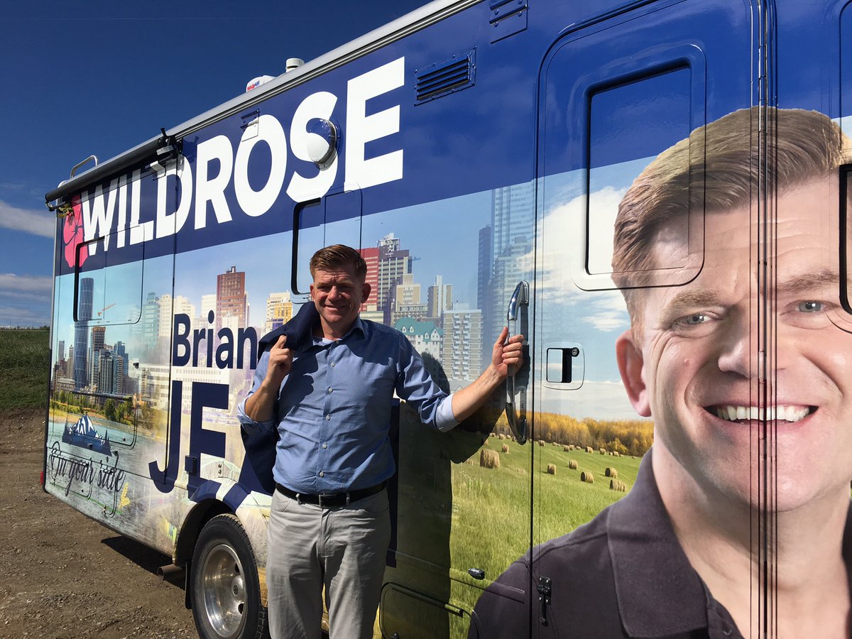 Wildrose Leader Brian Jean Unveils On Your Side Tour RV