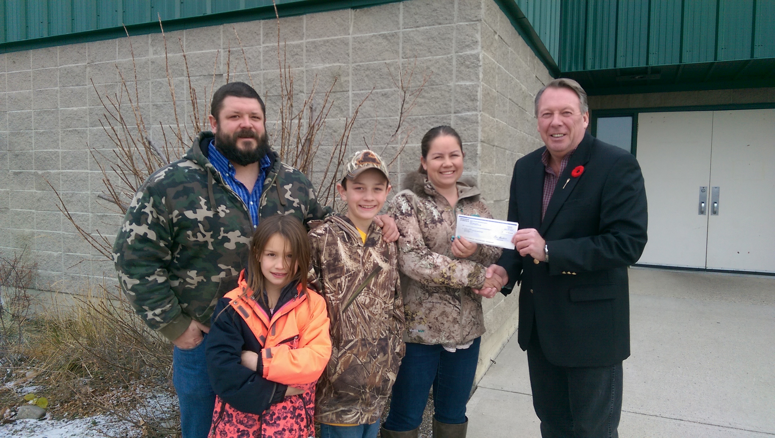 Pat Stier, MLA, Delivers Cheques to Three Worthy Organizations