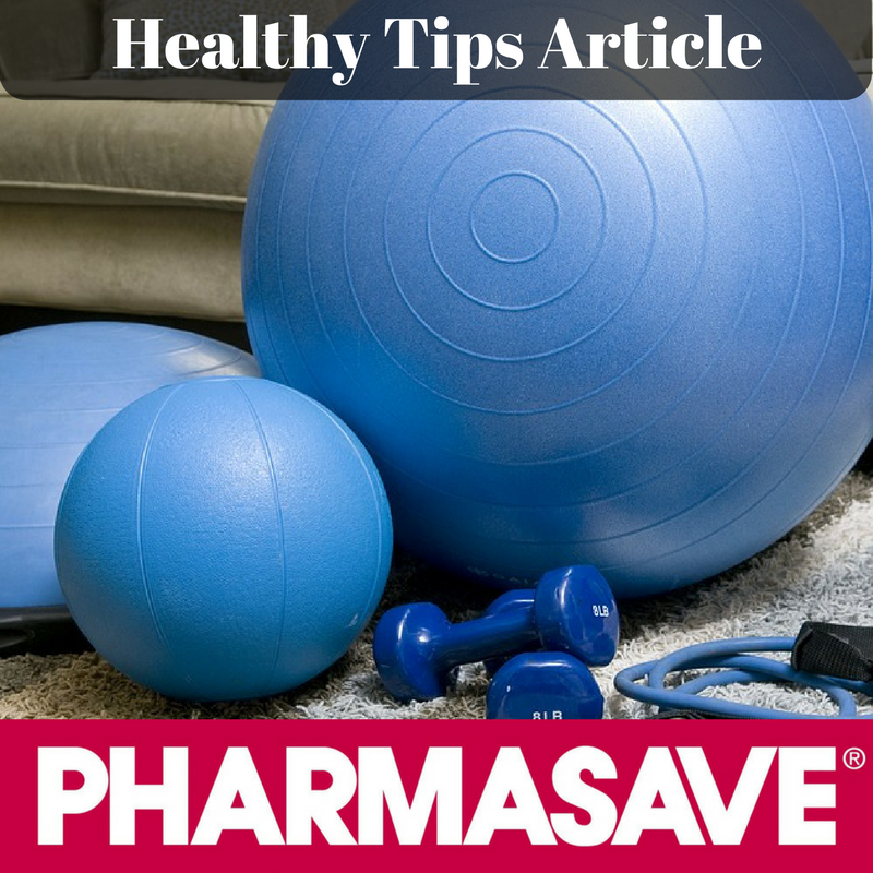 Healthy Hints from Pharmasave: Home Gym on a Shoestring