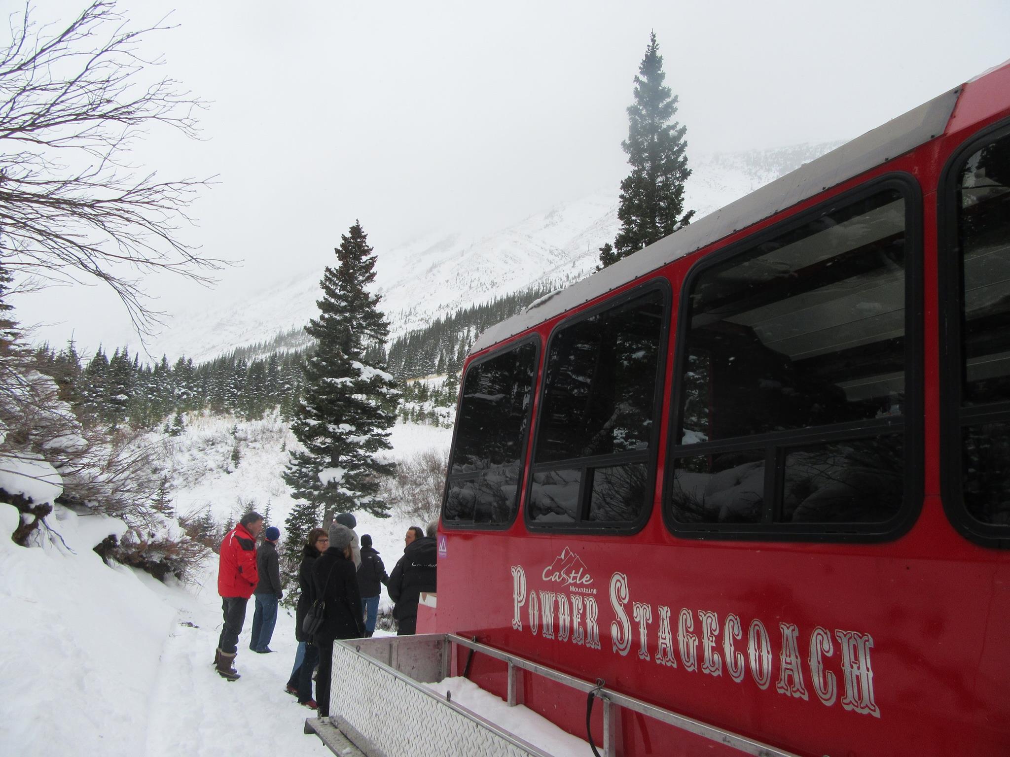 Take a Scenic Snow Cat Tour at Castle Mountain