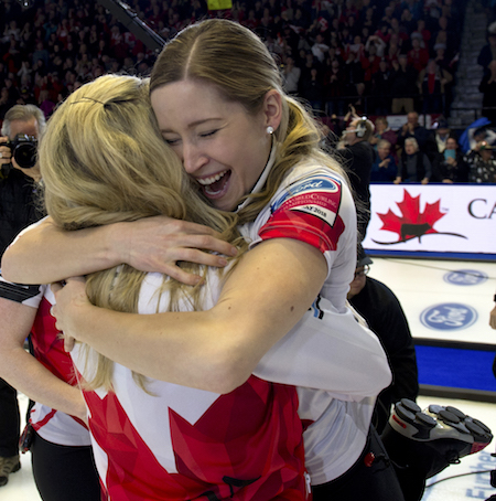 Canada Gives Officer Farewell Gift: Ford World Women’s Curling Championship Gold Medal