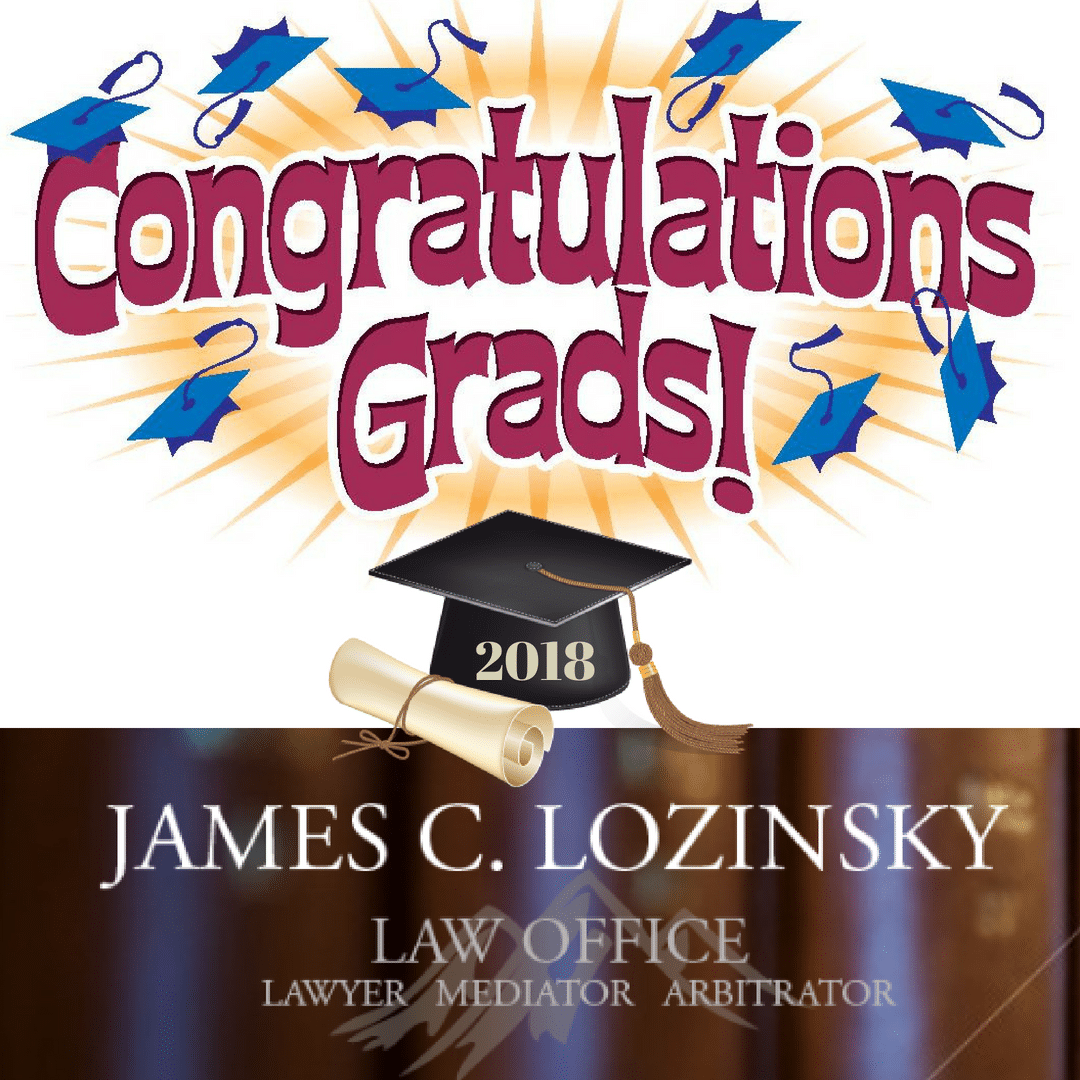 James Lozinsky Congratulates 2018 Grads