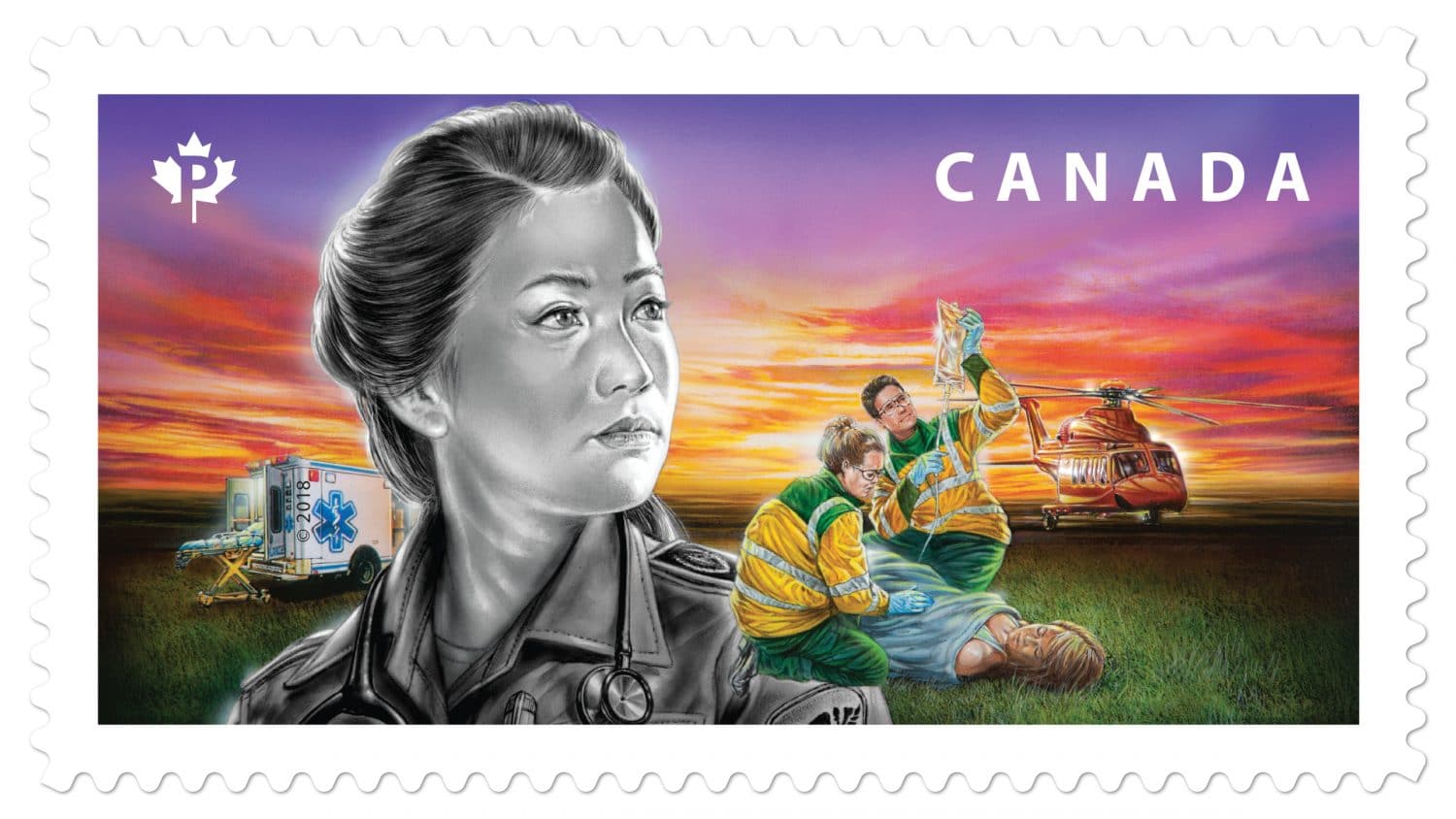 Canada Post Stamp Honours the Country’s Paramedics