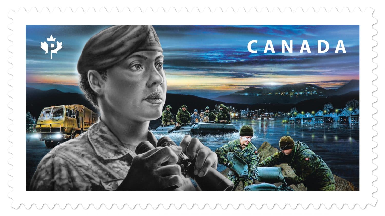 Canada Post Honours Canadian Armed Forces as “Last Line” of Help in Emergencies