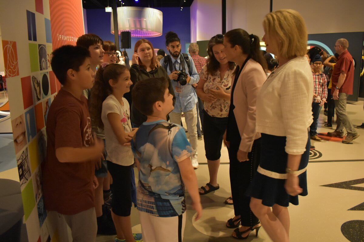 Minister Duncan Celebrates Science Literacy Week by Talking Science and Space with High School Students
