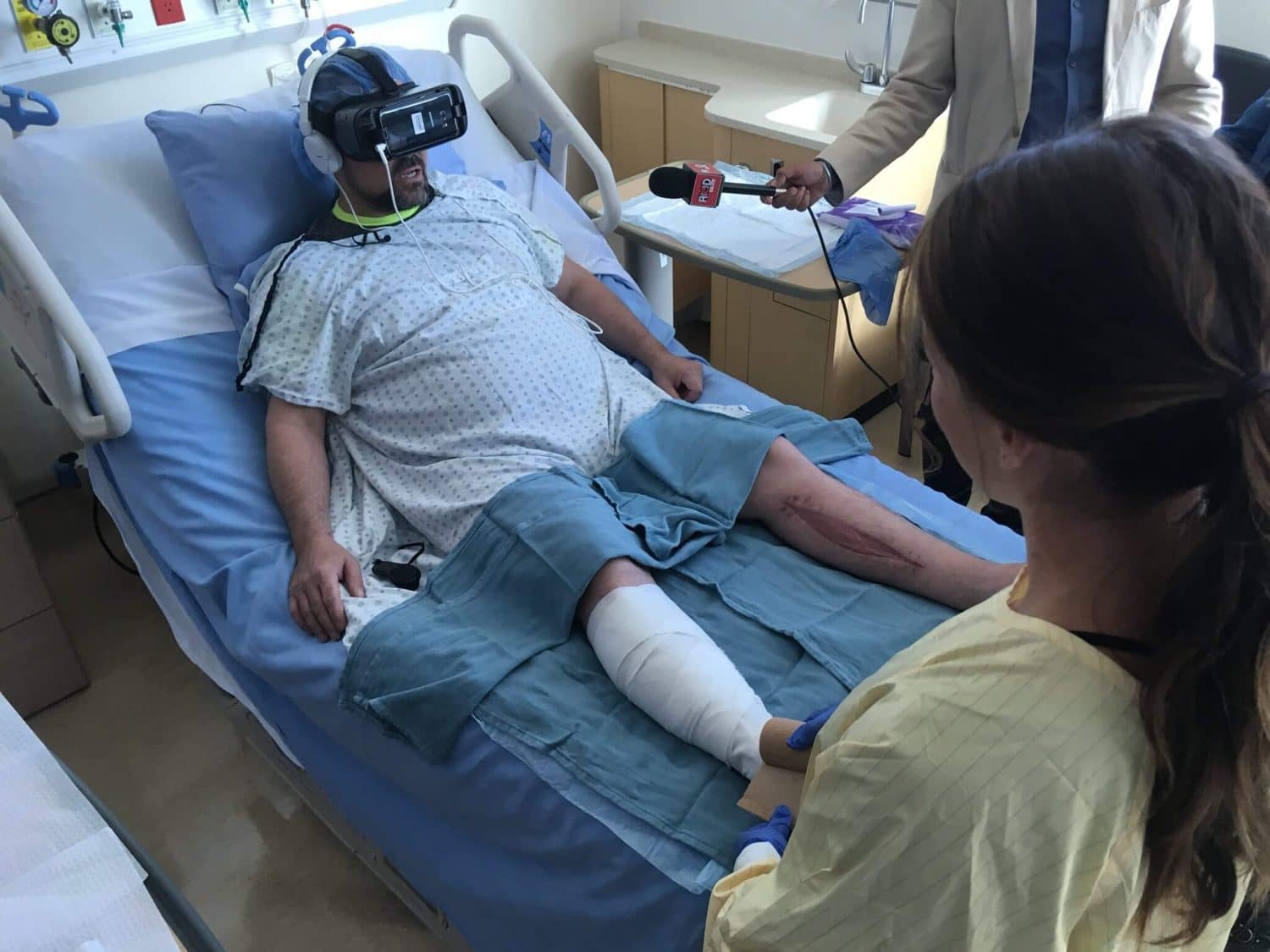 Virtual Reality for Wound Care Patients a Canadian First