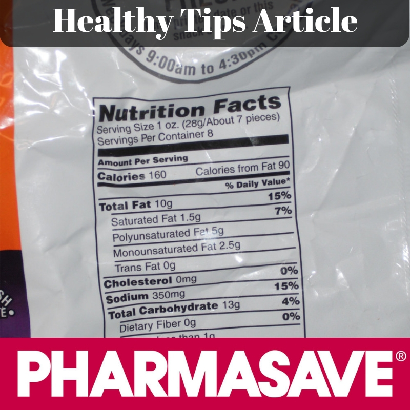 Healthy Hints from Pharmasave: Nutritional Labelling – Get to Know It