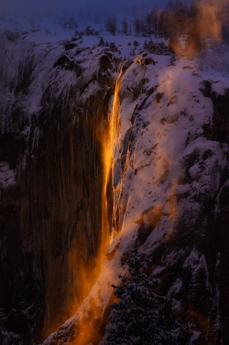 Firefall at Yosemite National Park