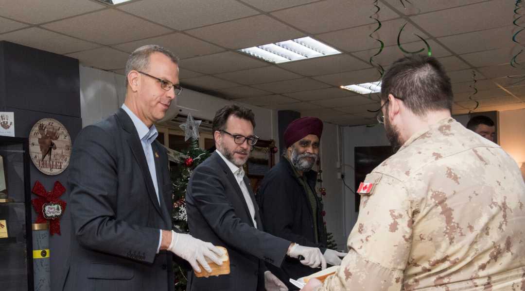Minister Sajjan Visits Troops in Europe and the Middle East