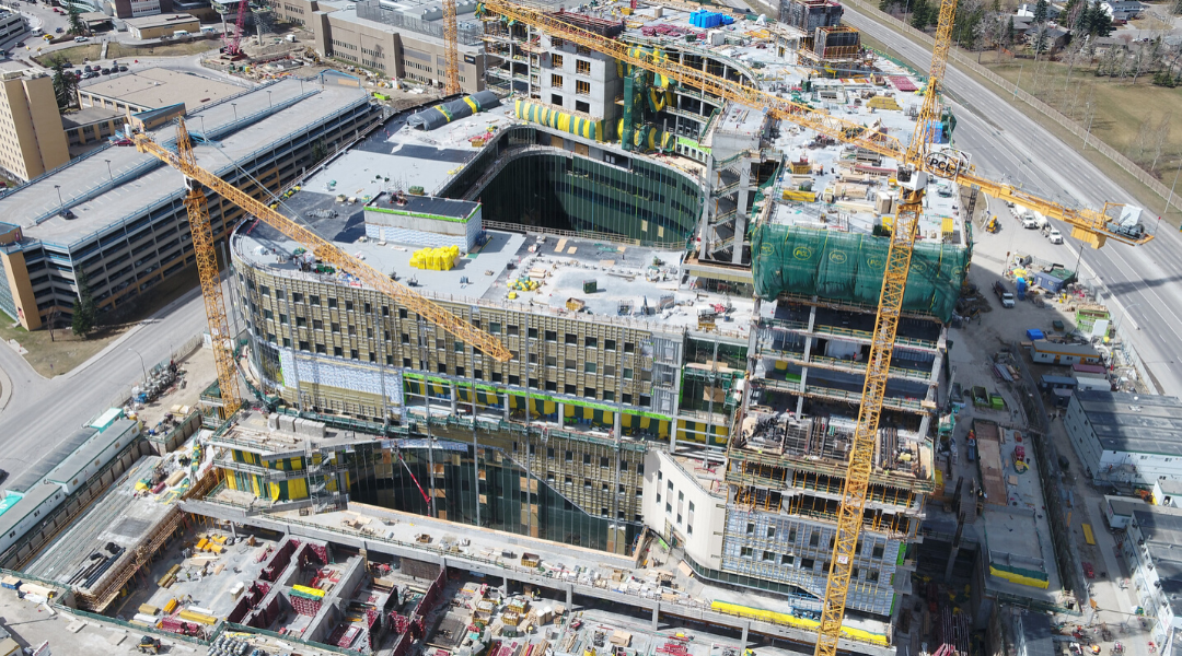 Cancer Centre Topping Marks Construction Milestone