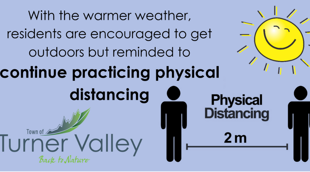 Reminder to Continue Physical Distancing in Warmer Weather
