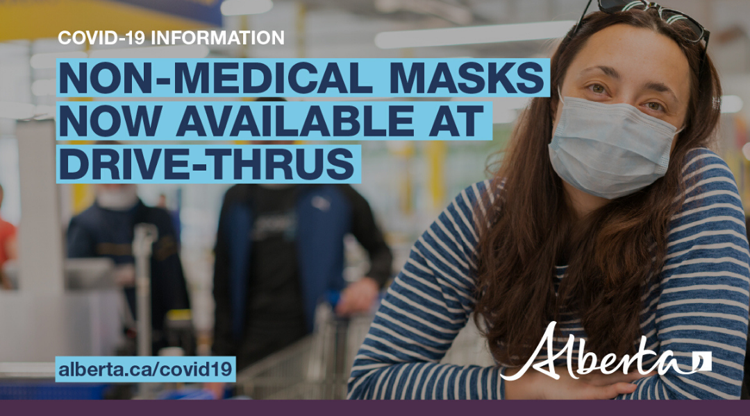 Non-medical Masks Available to Albertans